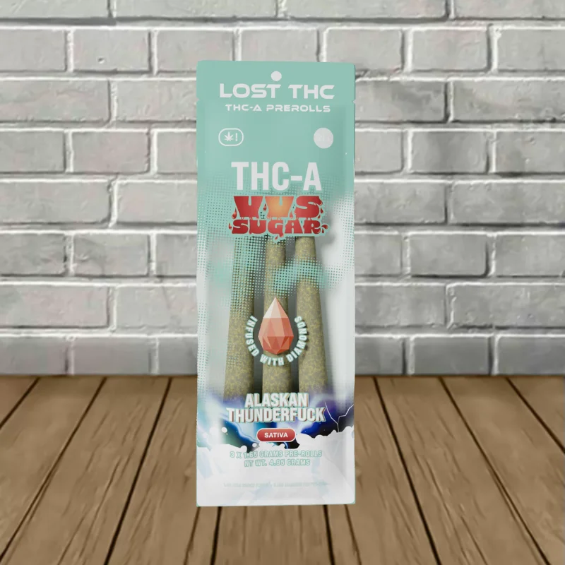 Lost THC THCa VVS Sugar Prerolls - Image 8