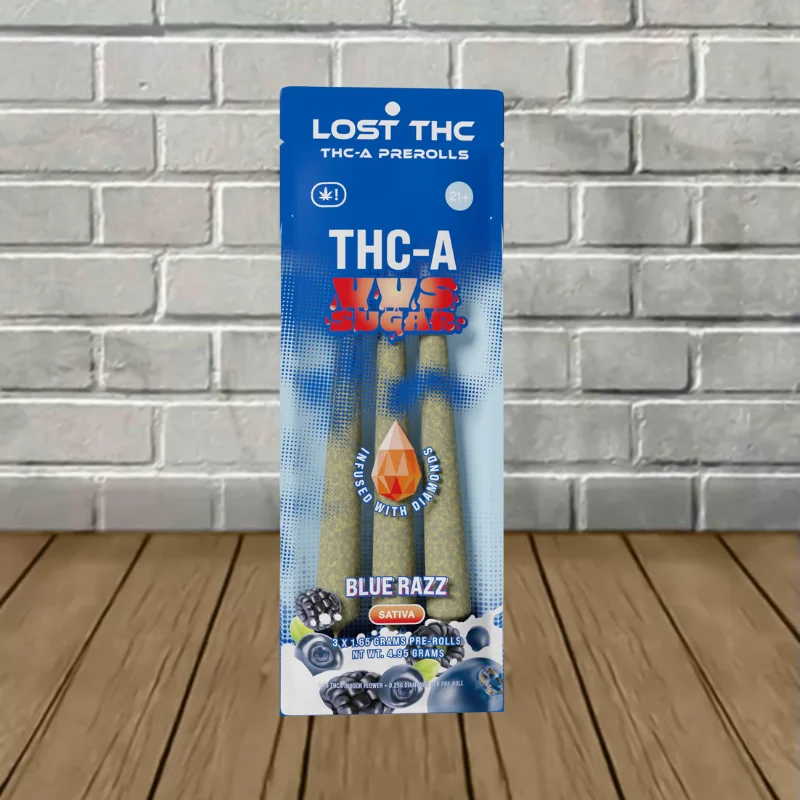 Lost THC THCa VVS Sugar Prerolls - Image 7