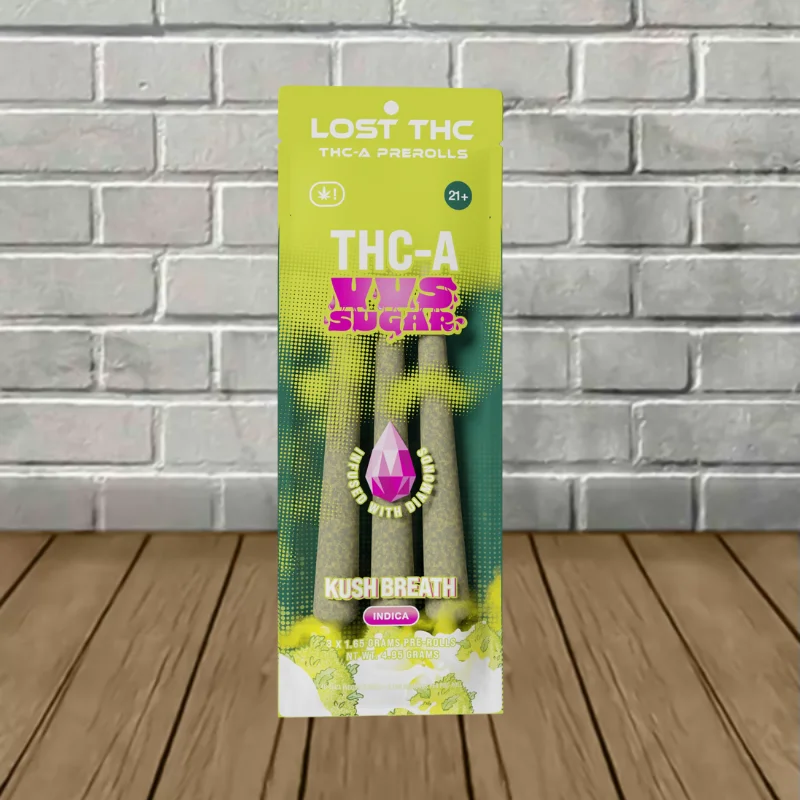 Lost THC THCa VVS Sugar Prerolls - Image 3
