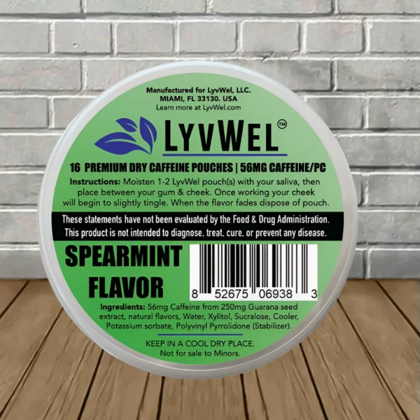 LyvWel Premium Dry Caffeine Pouches 56mg - Image 3