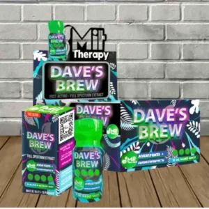 Alternative view of MIT Therapy Daves Brew Liquid Kratom Extract Shot 15ml