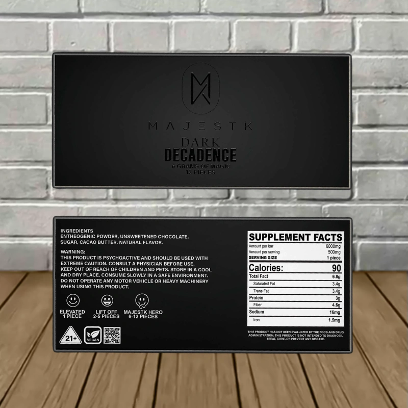 Majestk Mushroom Chocolate Bars 6g - Image 2