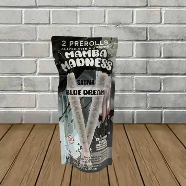 Mamba Madness Diamond Glazed 2×2 THCa Pre-Rolls 4g - Image 8