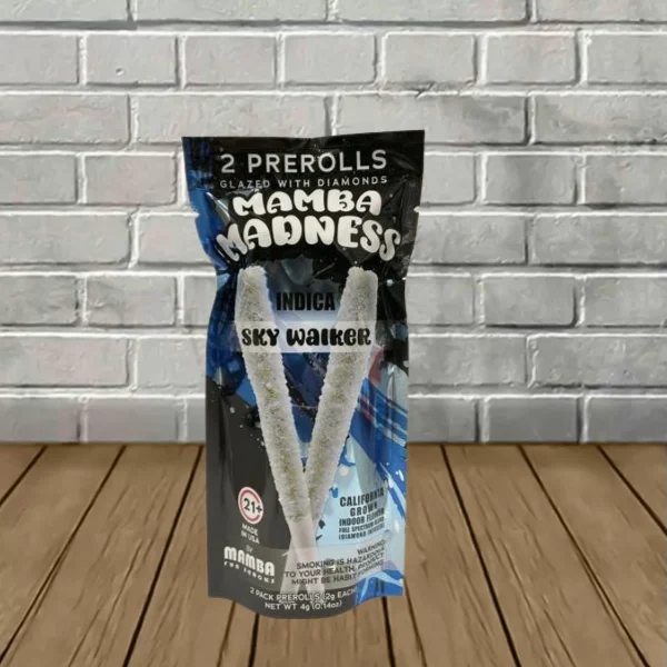 Mamba Madness Diamond Glazed 2×2 THCa Pre-Rolls 4g - Image 5