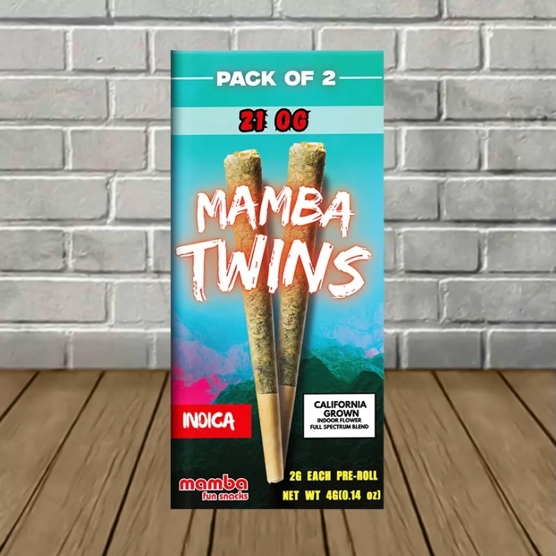 Mamba Twins THCp Prerolls 2g - Image 2