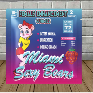 Miami Sexy Bears Female Enhancement Gummies 2ct