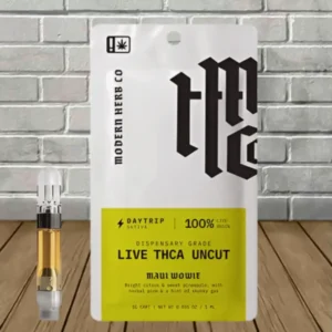 Alternative view of Modern Herb Co Live Resin Uncut THCa Cartridge 1ml