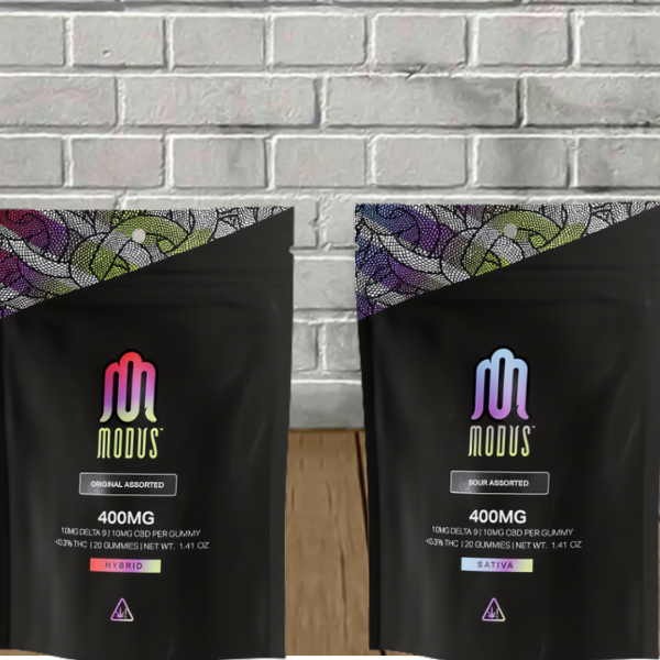 Modus 1:1 Delta 9 THC + CBD Gummies 400mg