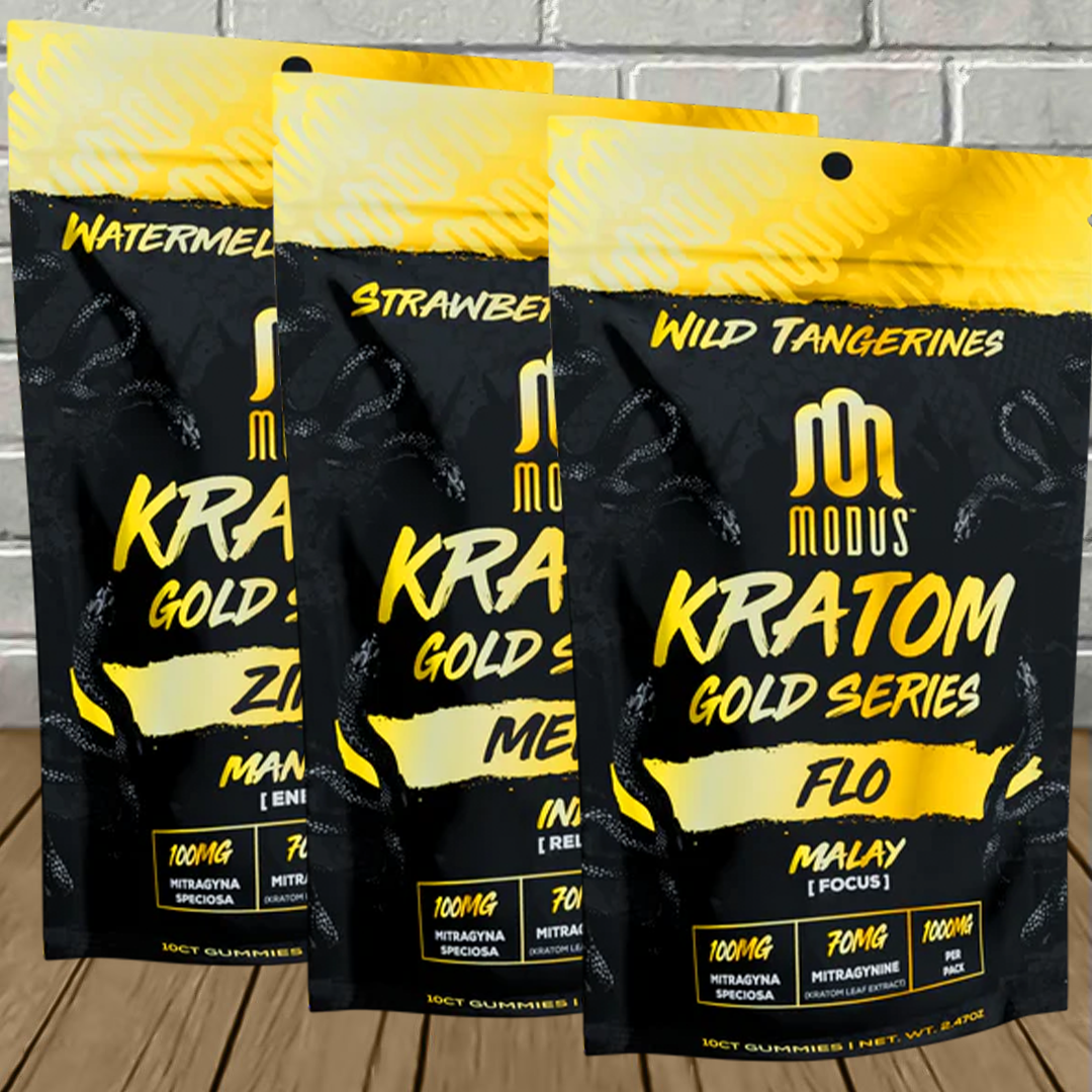 Modus Gold Series Kratom Extract Gummies 1000mg