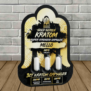 Alternative view of Modus Gold Series Kratom Super Strength Capsules