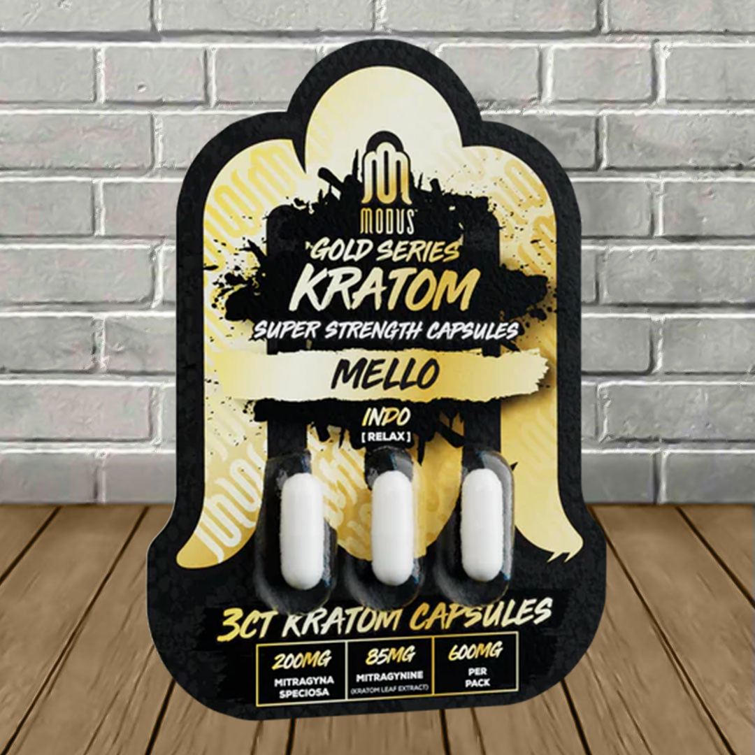 Modus Gold Series Kratom Super Strength Capsules - Image 2