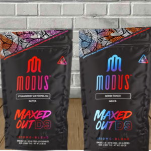 Modus Maxed Out 2:3 D9 + CBD Gummies 1000mg