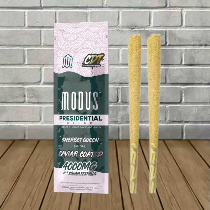 Modus Presidential Caviar Coated THC Blend Prerolls 2x2g