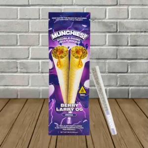 Alternative view of Munchies! Double Doink Jelly Holes THCp Prerolls 2×1.5g