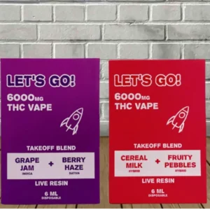 NYB Labs Let’s GO! Live Resin Takeoff Blend Disposable 6ml — DISCONTINUED