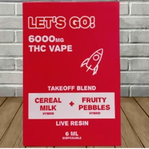NYB Labs Let’s GO! Live Resin Takeoff Blend Disposable 6ml — DISCONTINUED - Image 5