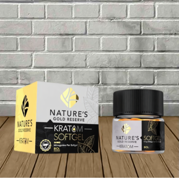 Natures Gold Reserve Kratom Extract Soft Gels 8ct — DISCONTINUED