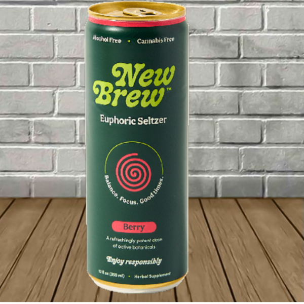 New Brew Kratom + Kava Botanical Seltzer 12fl oz - Image 3