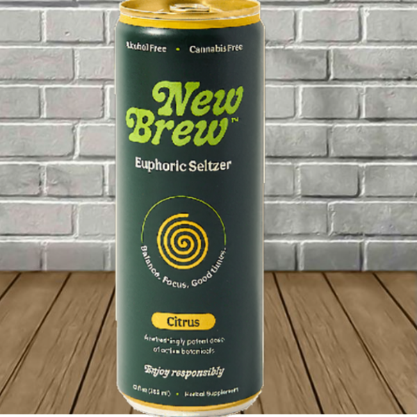 New Brew Kratom + Kava Botanical Seltzer 12fl oz - Image 2