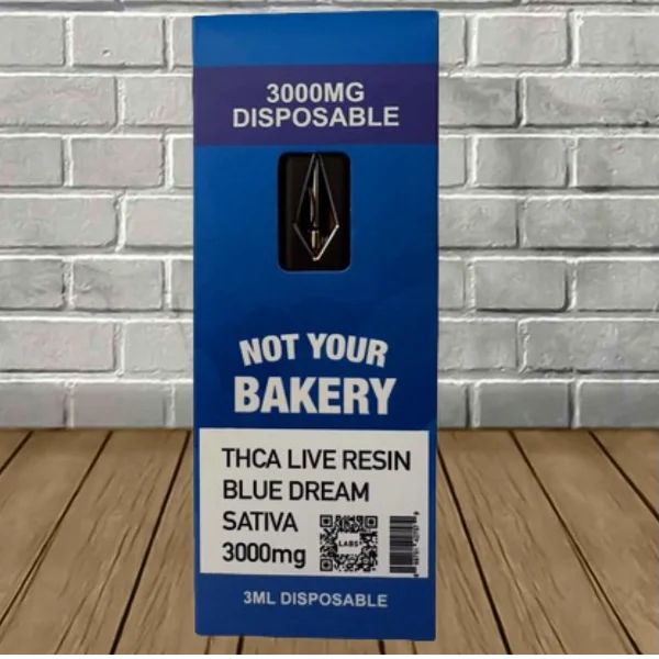 Not Your Bakery Live Resin THCa Disposable 3g — DISCONTINUED - Image 4