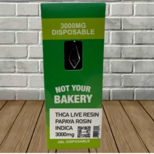Not Your Bakery Live Resin THCa Disposable 3g — DISCONTINUED - Image 5