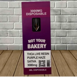 Not Your Bakery Live Resin THCa Disposable 3g — DISCONTINUED - Image 3