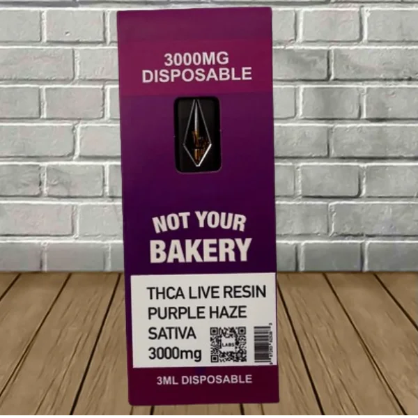 Not Your Bakery Live Resin THCa Disposable 3g — DISCONTINUED - Image 3