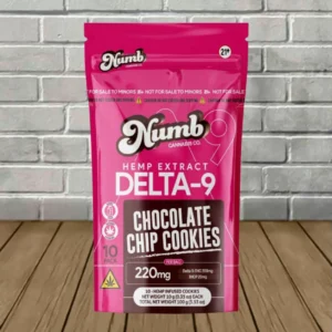 Numb Cannabis Co D9 | THCp Chocolate Chip Cookies 220mg