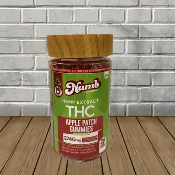 Numb Cannabis Co Delta 8 THC + Delta 9 THC Gummies 2740mg — DISCONTINUED - Image 4