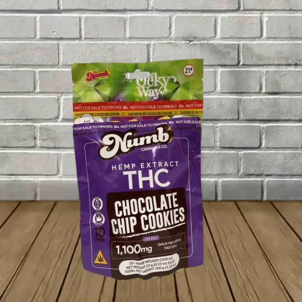 Numb Cannabis Co Delta 8 THC + THCP The Ocky Way Cookies 1100mg — DISCONTINUED