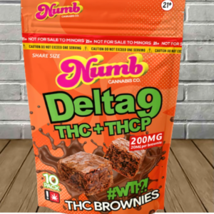 Numb Cannabis Co Delta 9 + THCP Brownies 200mg — DISCONTINUED