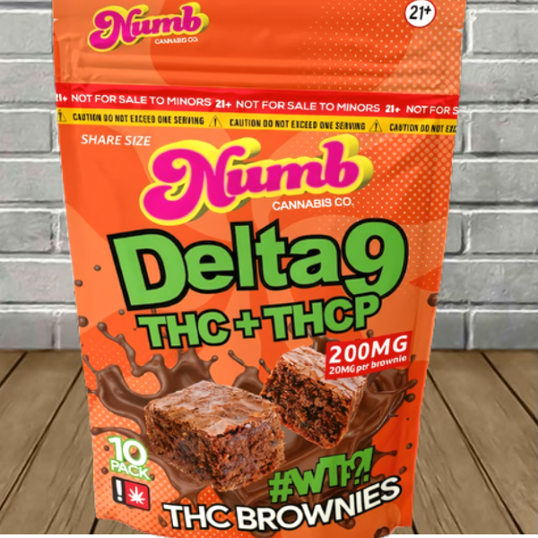 Numb Cannabis Co Delta 9 + THCP Brownies 200mg — DISCONTINUED