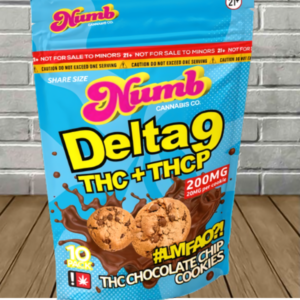 Numb Cannabis Co D9 | THCp Chocolate Chip Cookies 220mg - Image 3