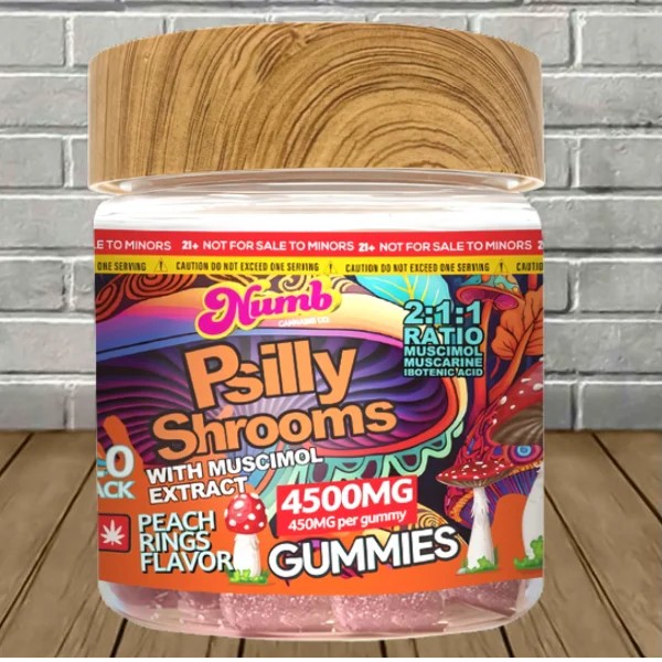 Numb Cannabis Co Psilly Shrooms 4500mg — DISCONTINUED