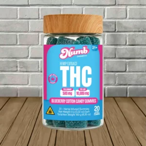 Alternative view of Numb Hemp Infused THC Gummies 10,000mg