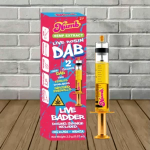 Numb Hemp Live Rosin + Badder THC Blend Dab Syringe 2g - Image 4