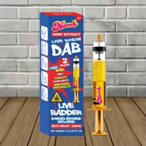 Numb Hemp Live Rosin + Badder THC Blend Dab Syringe 2g - Image 6