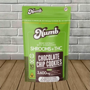 Numb Shrooms Delta 8 | THCp Cookies 3600mg
