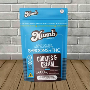 Numb Shrooms Delta 8 | THCp Cookies 3600mg - Image 3