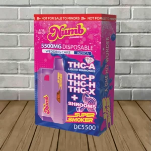 Numb Cannabis Co Super Smoker Liquid Diamond + Shrooms Blend Disposable 5.5g — DISCONTINUED - Image 5