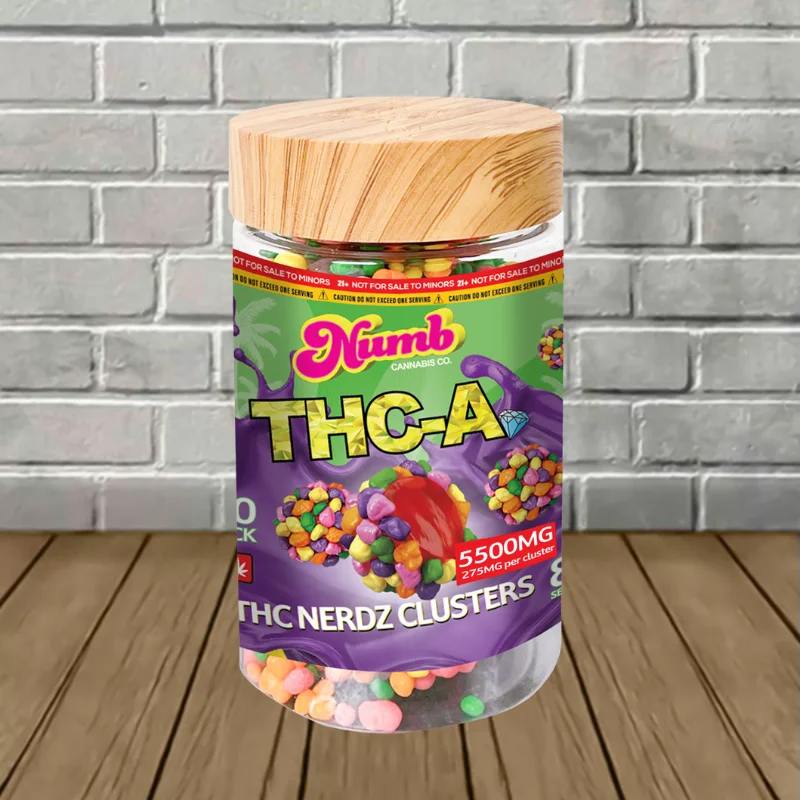 Numb Cannabis Co THCa Nerd Clusters 5500mg — DISCONTINUED