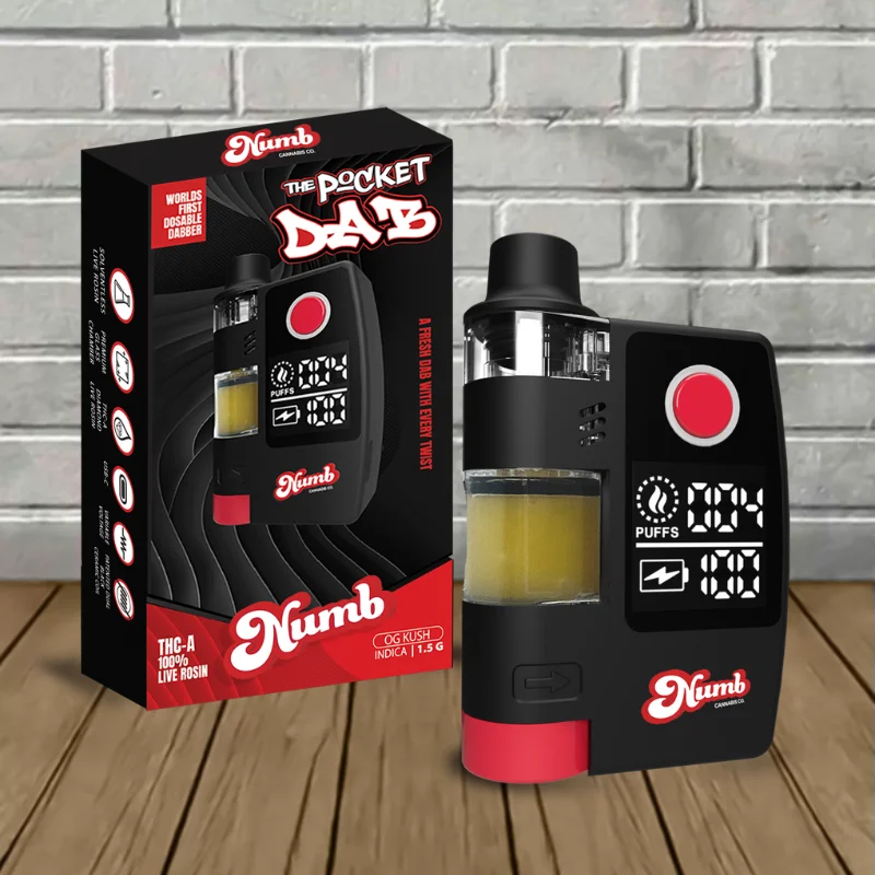 Numb The Pocket Dab THC-A Live Rosin Disposable 1.5g — DISCONTINUED