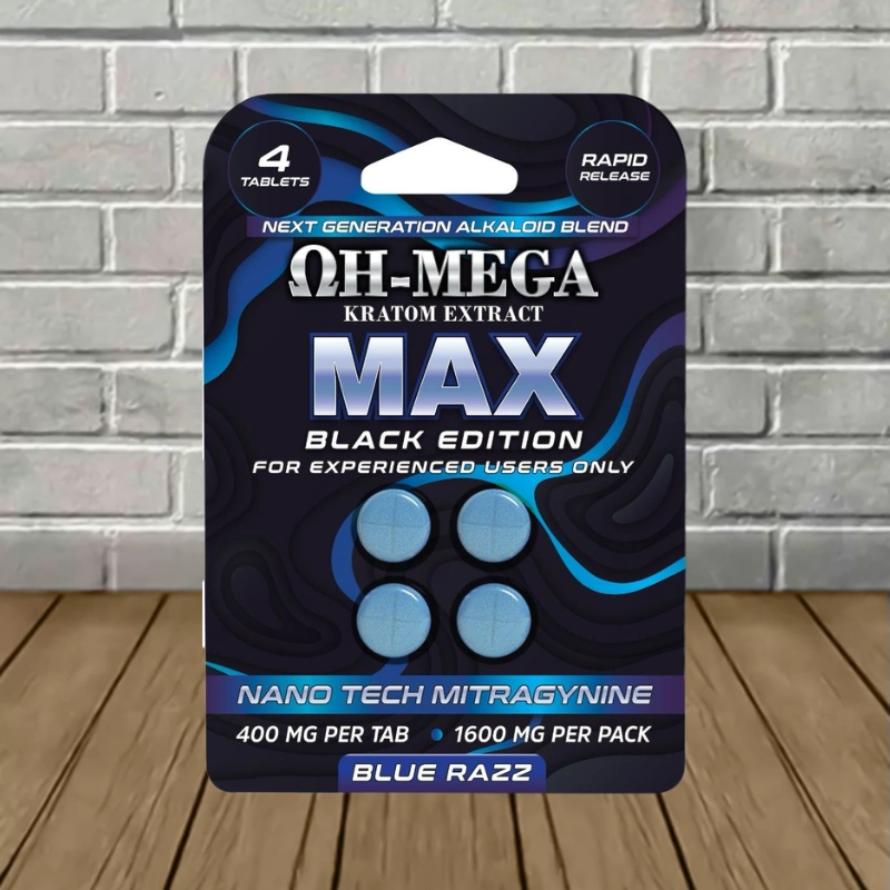 OH-MEGA MAX-NANO-MIT Kratom Extract Tablets 1600mg - Image 2