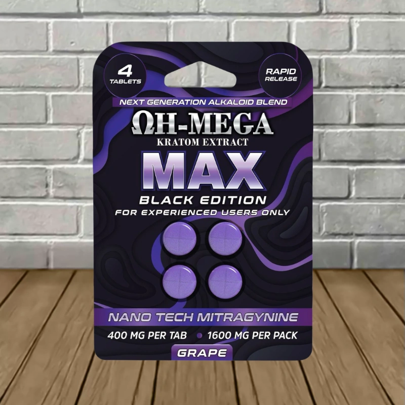 OH-MEGA MAX-NANO-MIT Kratom Extract Tablets 1600mg - Image 4