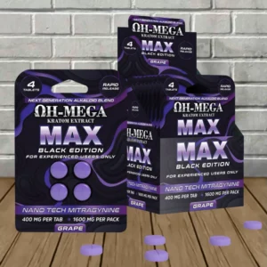 OH-MEGA MAX-NANO-MIT Kratom Extract Tablets 1600mg - Image 5