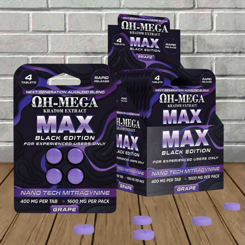 OH-MEGA MAX-NANO-MIT Kratom Extract Tablets 1600mg - Image 5