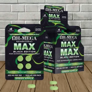 OH-MEGA MAX-NANO-MIT Kratom Extract Tablets 1600mg - Image 7