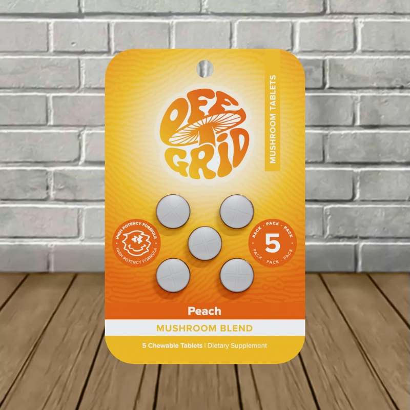 Off Grid High-Potency Mushroom Blend Tablets 5ct - Image 4