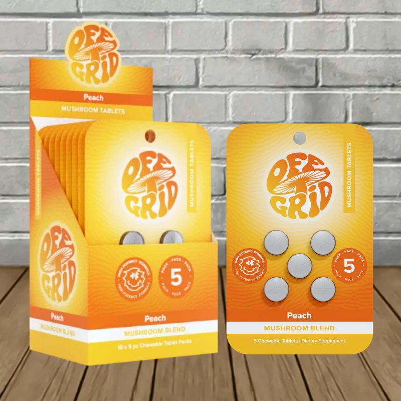 Off Grid High-Potency Mushroom Blend Tablets 5ct - Image 5