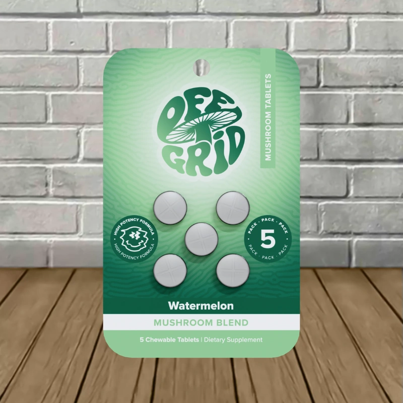 Off Grid High-Potency Mushroom Blend Tablets 5ct - Image 8